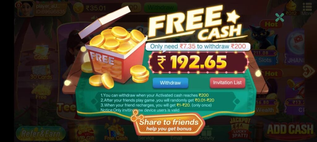 Teen Patti Gold Real Cash